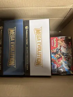 Pokemon Center Mega Evolution 2025 ETB X2 enhanced Booster Box X1 🚨Fast Ship🚛 - Image 1