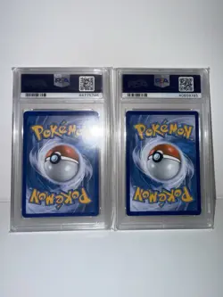 2013 Pokemon Legendary Treasures Reshiram #114 + Zekrom #115 PSA 9 MINT - Image 2