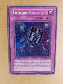 Eradicator Epidemic Virus FOTB-EN068 1st ed Secret Rare Yugioh MINT/NM see pics - Image 2