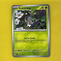 Scatterbug 005/191 Common Surging Sparks Pokemon Card NM - Image 1