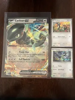 Pokemon Card Cyclizar EX SVP 018 JUMBO CARD Black Star Promo Near Mint + 2 - Image 4