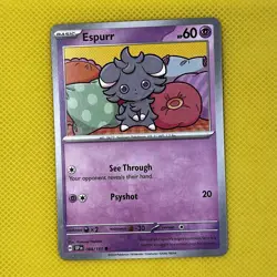 Espurr 084/191 Common Surging Sparks Pokemon Card NM - Image 1