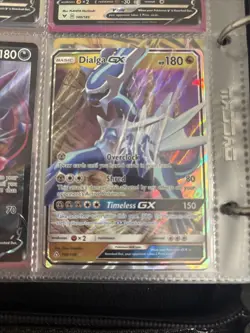 Pokemon Dialga GX 100/156 Holo Ultra Rare Card SM Ultra Prism Mint/ NM - Image 1