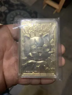 Jigglypuff Pokemon 23K Gold Plated Trading Card 1999 Burger King Limited Edition - Image 1