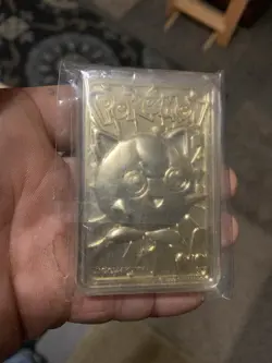 Jigglypuff Pokemon 23K Gold Plated Trading Card 1999 Burger King Limited Edition - Image 2