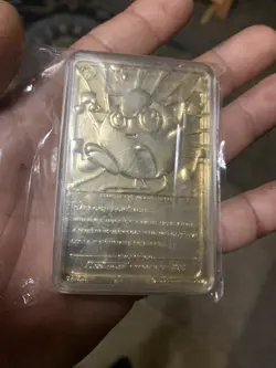 Jigglypuff Pokemon 23K Gold Plated Trading Card 1999 Burger King Limited Edition - Image 5