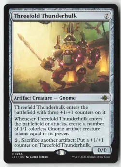 MTG - Threefold Thunderhulk R The Lost Caverns of Ixalan 265 LP-NM - Image 1
