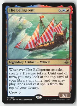 MTG - The Belligerent R The Lost Caverns of Ixalan 225 LP-NM - Image 1