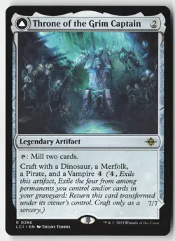 MTG - Throne of the Grim Captain R The Lost Caverns of Ixalan 266 LP-NM - Image 1