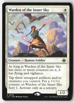 MTG - Warden of the Inner Sky R The Lost Caverns of Ixalan 43 LP-NM - Image 1