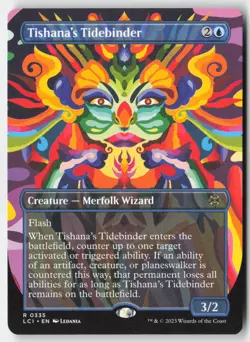 MTG - Tishana's Tidebinder (Borderless) R The Lost Caverns of Ixalan 335 LP-NM - Image 1