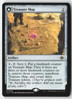 MTG - Treasure Map R The Lost Caverns of Ixalan 267 LP-NM - Image 1