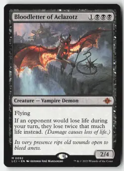 MTG - Bloodletter of Aclazotz M The Lost Caverns of Ixalan 92 LP-NM - Image 1