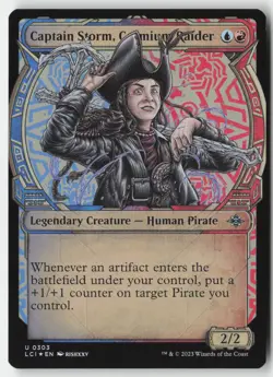 MTG - Captain Storm, Cosmium Raider (Showcase) FOIL U The Lost Caverns of Ixalan - Image 1