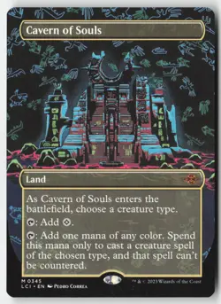 MTG - Cavern of Souls (0345) (Borderless) M The Lost Caverns of Ixalan 345 - Image 1
