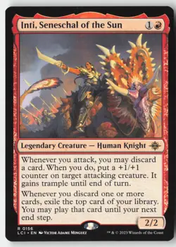 MTG - Inti, Seneschal of the Sun R The Lost Caverns of Ixalan 156 LP-NM - Image 1
