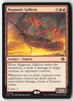 MTG - Magmatic Galleon R The Lost Caverns of Ixalan 157 LP-NM - Image 1