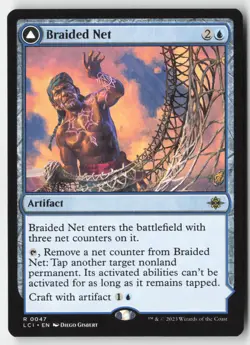 MTG - Braided Net R The Lost Caverns of Ixalan 47 LP-NM - Image 1