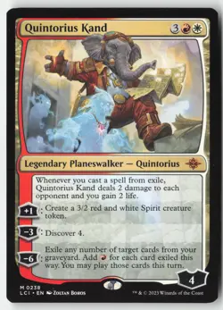 MTG - Quintorius Kand M The Lost Caverns of Ixalan 238 LP-NM - Image 1