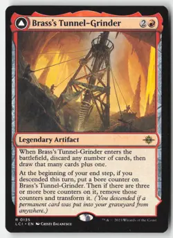 MTG - Brass's Tunnel-Grinder R The Lost Caverns of Ixalan 135 LP-NM - Image 1