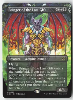 MTG - Bringer of the Last Gift (Borderless) R The Lost Caverns of Ixalan 337 LP- - Image 1