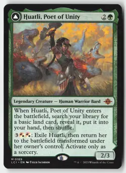 MTG - Huatli, Poet of Unity M The Lost Caverns of Ixalan 189 LP-NM - Image 1