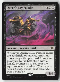 MTG - Queen's Bay Paladin R The Lost Caverns of Ixalan 115 LP-NM - Image 1