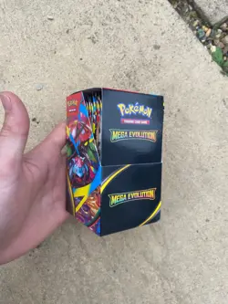 Pokemon TCG Mega Evolution Half Booster Box UNSEALED (18 packs) - Image 1