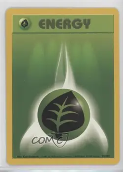 Grass Energy Pokemon Base Set #99 1999 - Image 1