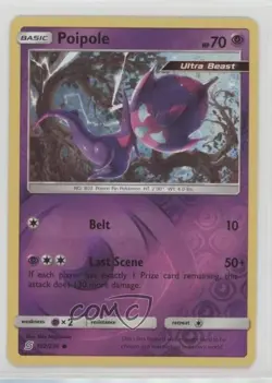 Poipole Reverse Foil Pokemon Sun & Moon Unified Minds #102 - Image 1