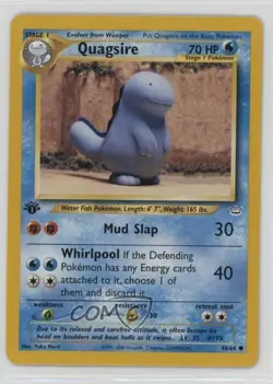 Quagsire 1st Ed. Pokemon Neo Revelation #48 2001 - Image 1