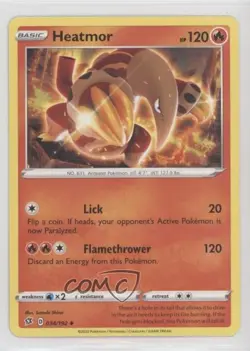 Heatmor Pokemon Sword & Shield Rebel Clash #034 - Image 1