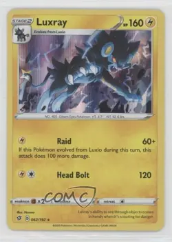 Luxray Holo Pokemon Sword & Shield Rebel Clash #062 - Image 1