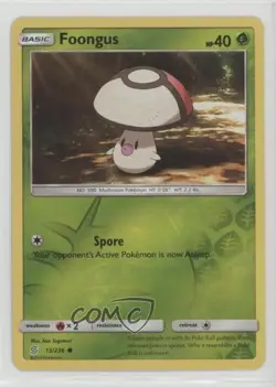 Foongus Reverse Foil Pokemon Sun & Moon Unified Minds #13 - Image 1