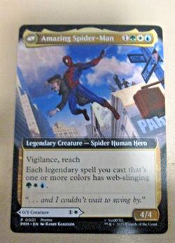 The Amazing Spider-Man Peter Parker NYCC 2025 Magic The Gathering Promo Card MTG - Image 1