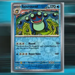 Black Bolt - Seismitoad 021/086 Reverse Holo - TCG Pokemon Card - Image 1