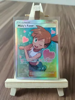 Misty's Favor 235/236 Unified Minds Full Art Trainer Ultra Rare Pokemon Card New - Image 2