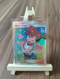 Misty's Favor 235/236 Unified Minds Full Art Trainer Ultra Rare Pokemon Card New - Image 3