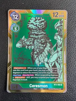 Ceresmon BT3-056 SR - Digimon Card - Alt Alternate Art - Image 1