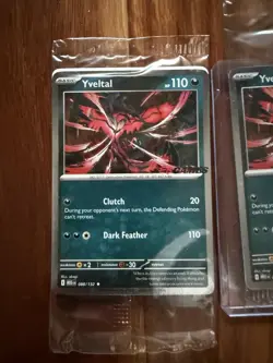 Pokemon Card TCG Yveltal 088/132 EB Games Stamp Sealed Promo Mega Evolution X3 - Image 2