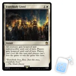 EVERYBODY LIVES! Universes Beyond: Doctor Who Magic MTG MINT CARD - Image 1