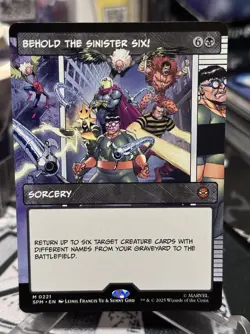 Magic - Behold the Sinister Six! M 0221 (Borderless) Marvel's Spider-Man Regular - Image 1