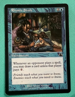 Rhystic Study - Prophecy - MTG - Magic the Gathering - Image 1