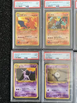 Pokemon Neo Premium File 2 Master Set PSA 9’s with 🌀’s - Image 2
