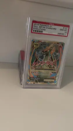 Pokemon TCG PSA 10 Mega Charizard EX Full Art Holo 101/108 XY Evolution GEM MINT - Image 2