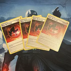 Pokemon - Heat Energy - 174/189 - Darkness Ablaze - Trainer - Playset (x4) - Image 1