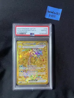 PSA 10 GEM Mint Alolan Exeggutor ex 248/191 Gold Hyper Rare - Pokemon SV08 SSP - Image 1