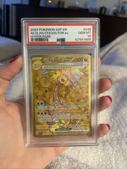 PSA 10 GEM Mint Alolan Exeggutor ex 248/191 Gold Hyper Rare - Pokemon SV08 SSP - Image 2