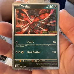 Pokemon TCG Yveltal 088/132 - Mega Evolution Stamped Promo - Image 1