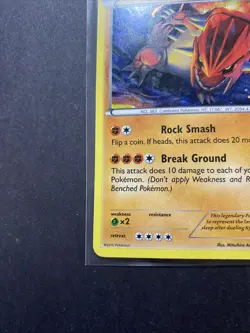 Groudon XY52 XY Holo Black Star Promo Pokemon TCG LP/MP - Image 5